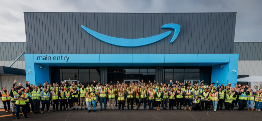 The new Amazon fulfilment centre in Melbourne
