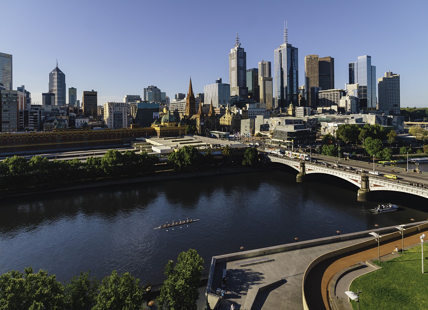 Melbourne city Skyline