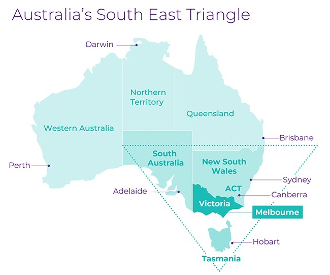 Graphic: Australian southeast triangle