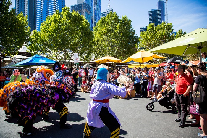 Photo of: Citizens celebrating the Chinese Lunar New Year in Melbourne Australia