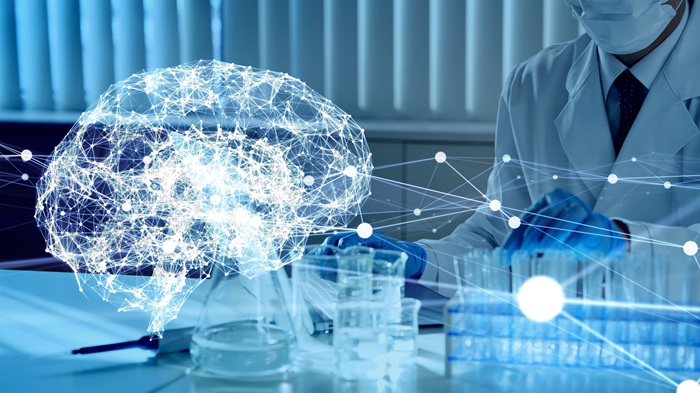 Invest Victoria Industry News - Science technology and artificial intelligence concept. Medical technology. stock photo