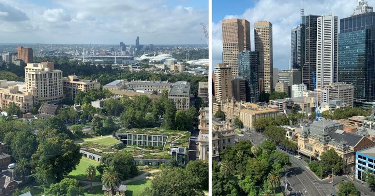 The amazing view from the company’s new office in Melbourne. 