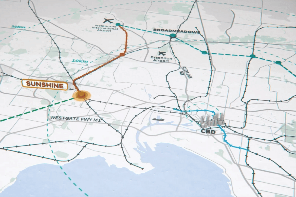 A map of Sunshine Precinct 