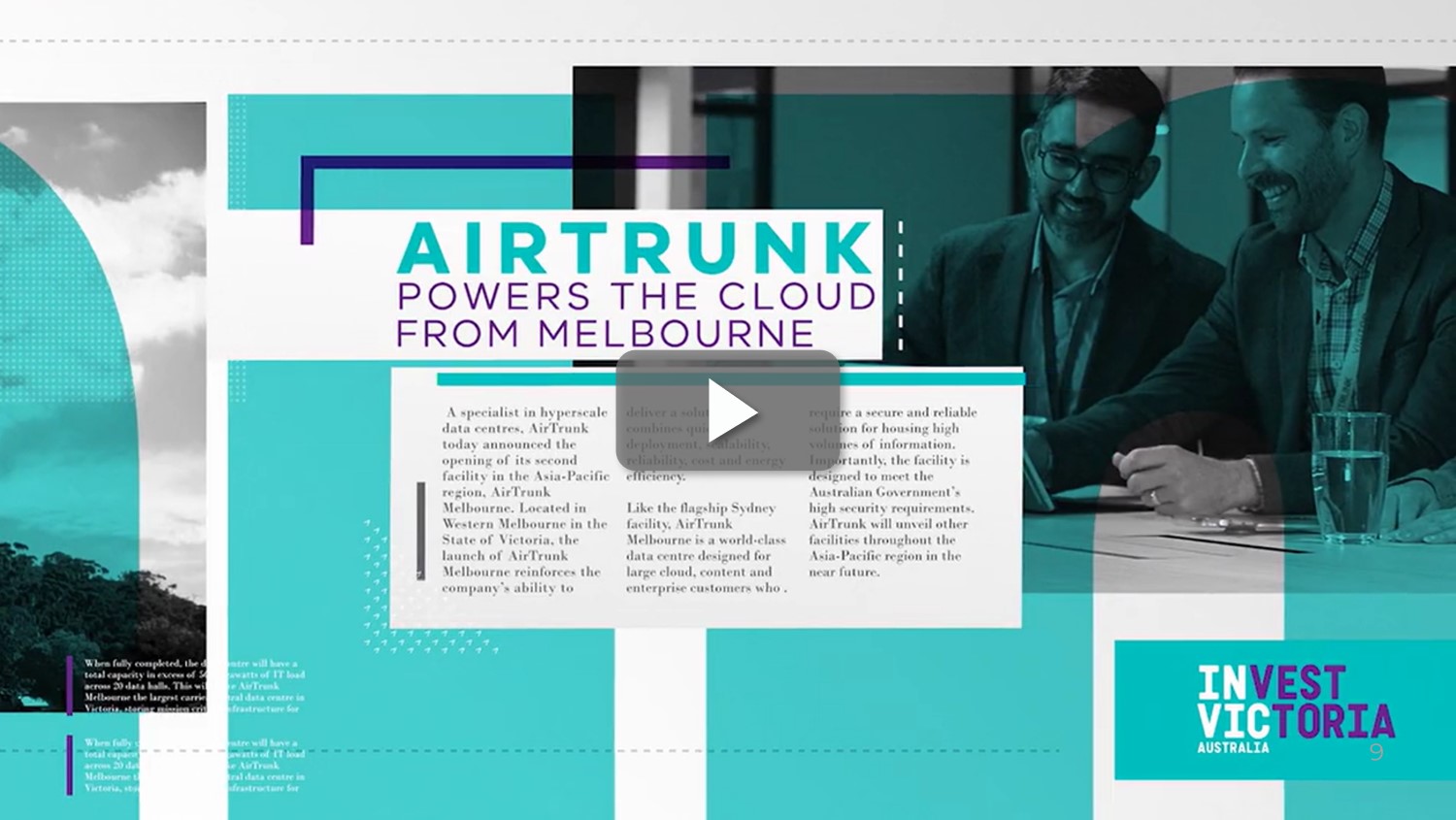 Click to play Airtrunk video